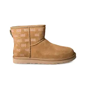 UGG Classic Mini II UGG Print Chestnut Boots - Men's