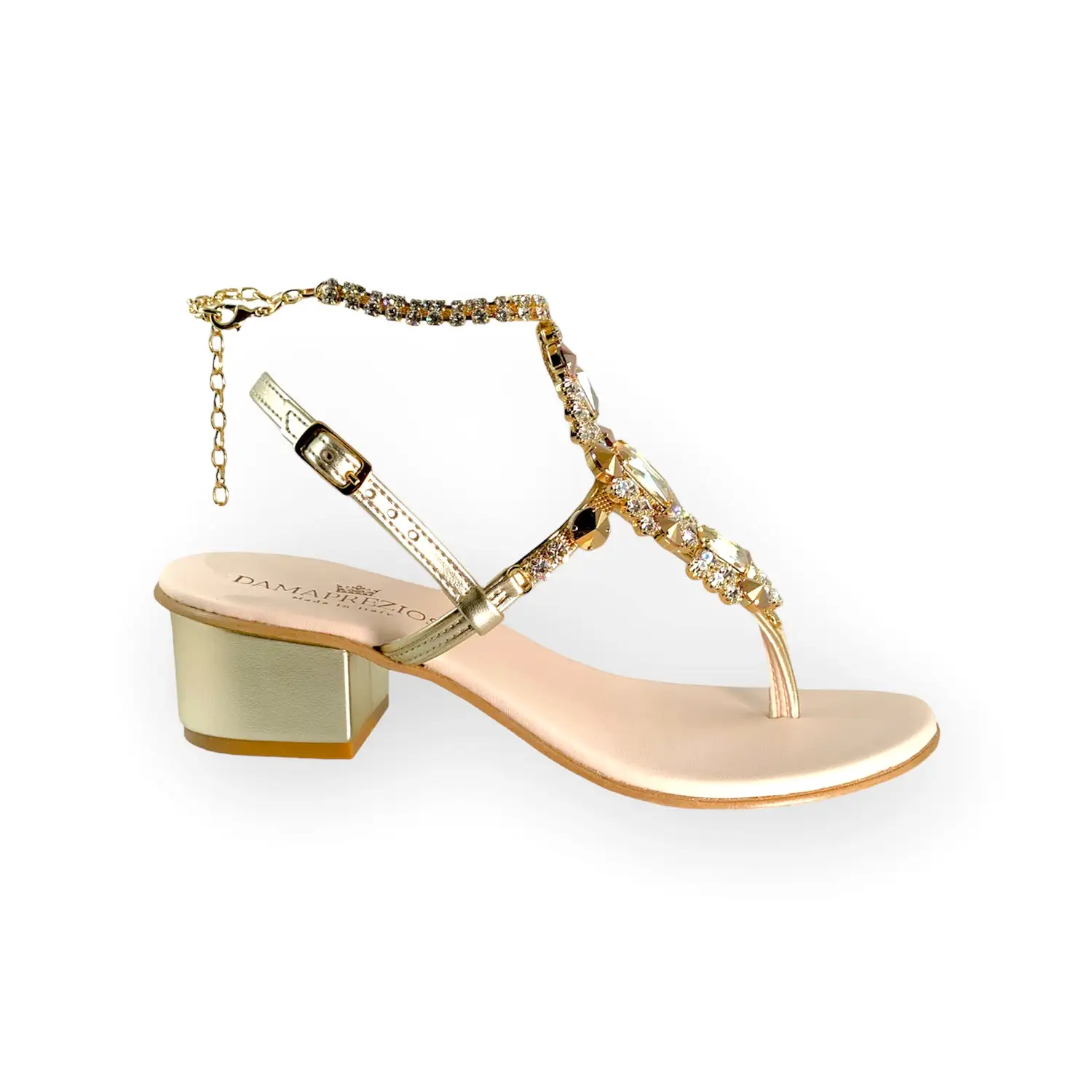 Valentina Crystal Embellished Sandals