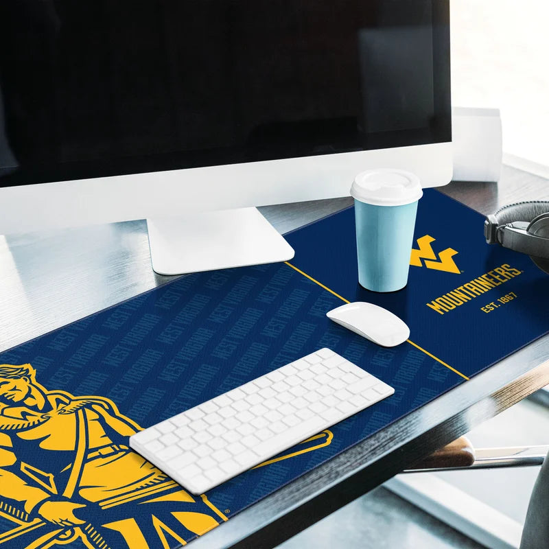 WEST VIRGINIA UNIVERSITY LOGO DESK PAD