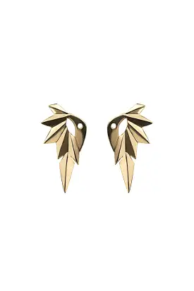 Wing Reverse Earring, Gold