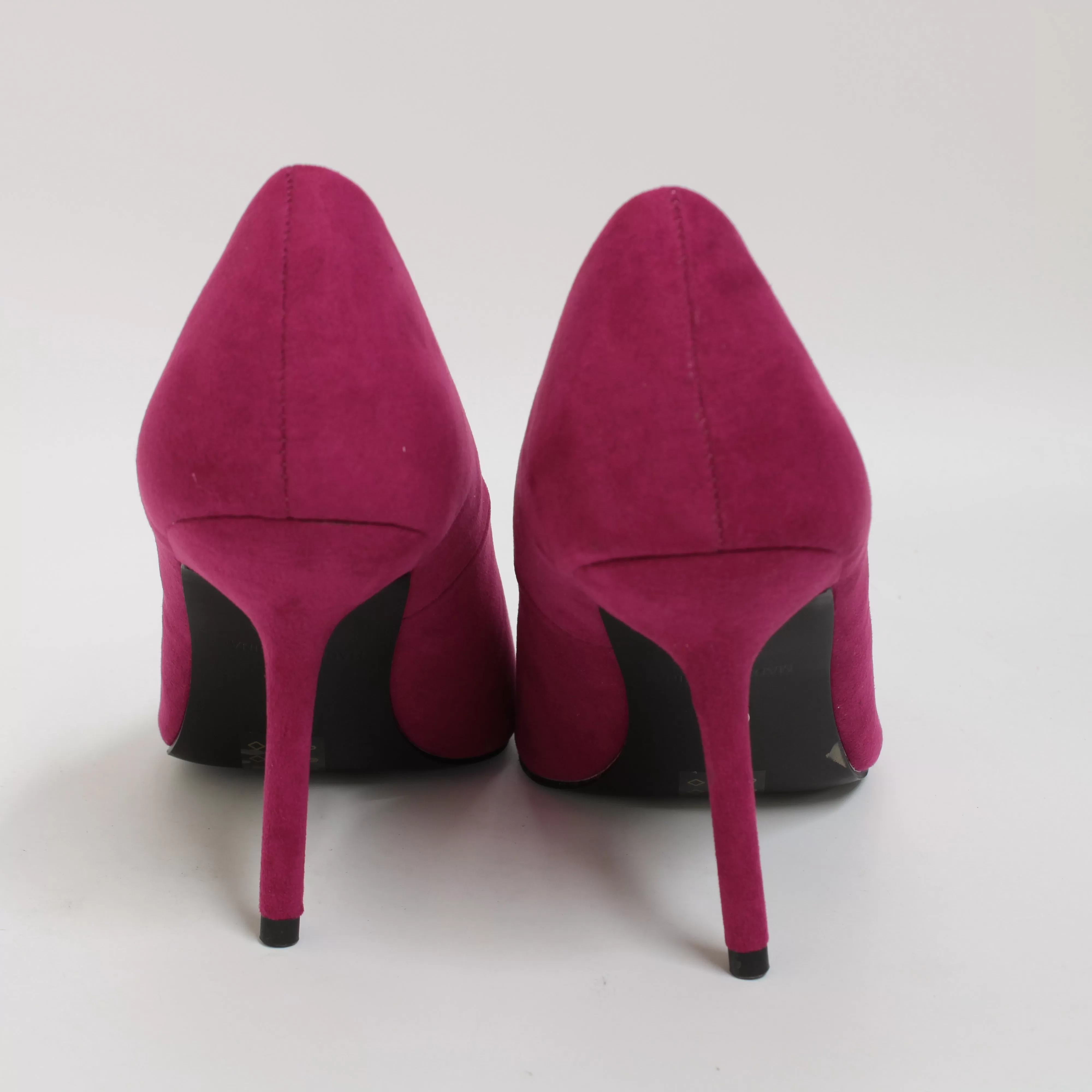 Womens Office Marzia High Vamp Courts Dark Pink